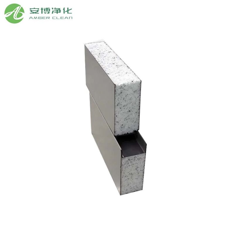 맞춤형 컬러 스틸 시트 75mm EPS 단열 샌드위치 벽 패널