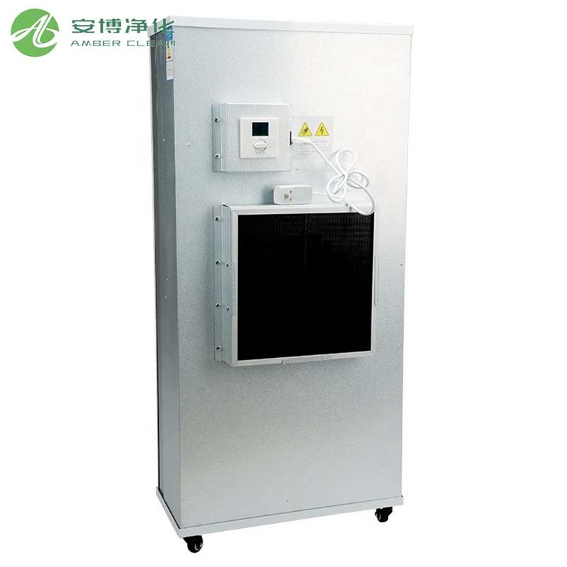 HEPA 필터와 장전된 강철 AC 380V / 50HZ 팬 필터 단위