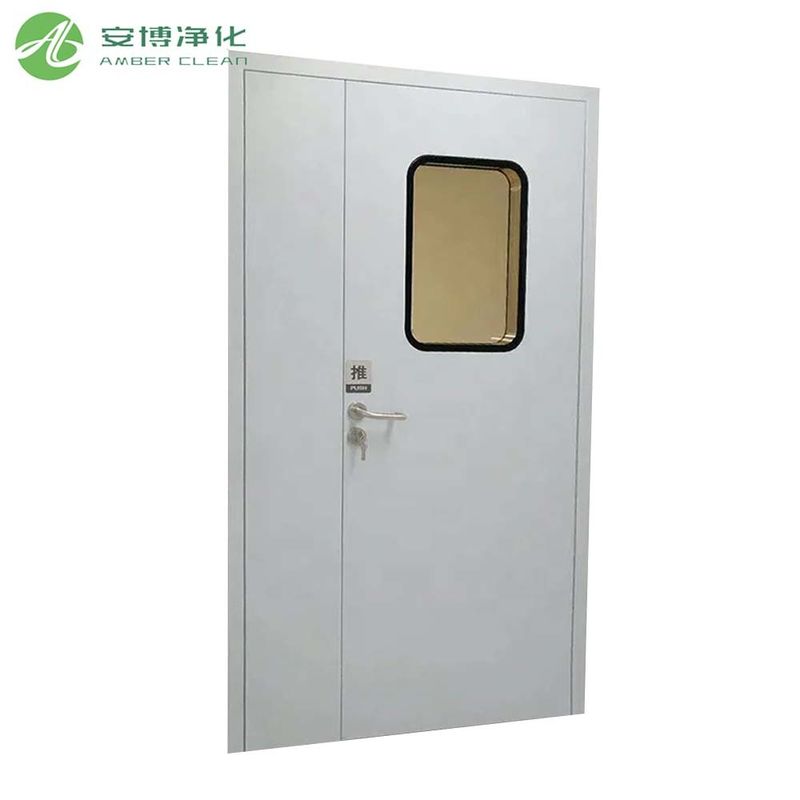 관찰 창문과 병원을 위한 50mm 스틸 소방 문 병원 소방 문