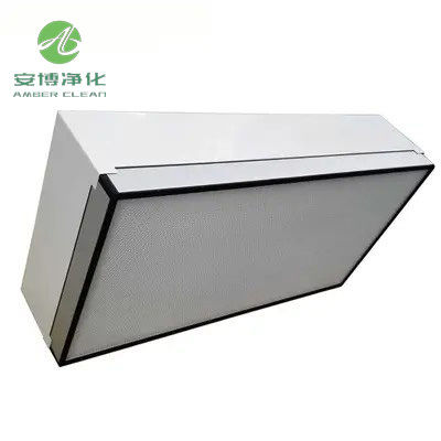 앰버 젤리화 된 철강 장판 6 인치 팬 필터 HEPA FFU 600 * 1200 * 285mm 크기