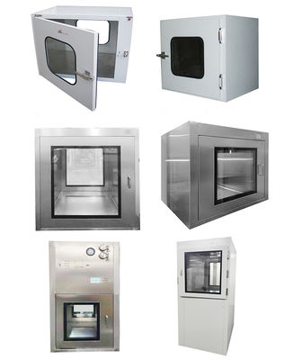 SUS201 스테인레스 강 패스 박스 GMP 층 흐름 고청정실은 박스를 통과합니다
