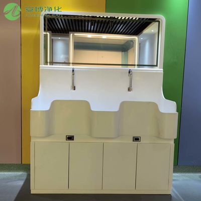 앰버 무릎 감지 듀플 세탁 밸런 스크럽 미러와 함께 의학적 싱크대